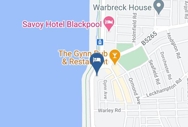 Blackpool - Hotel Belvedere Maps