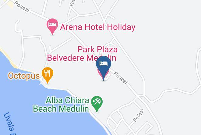 Medulin - Park Plaza Belvedere Maps