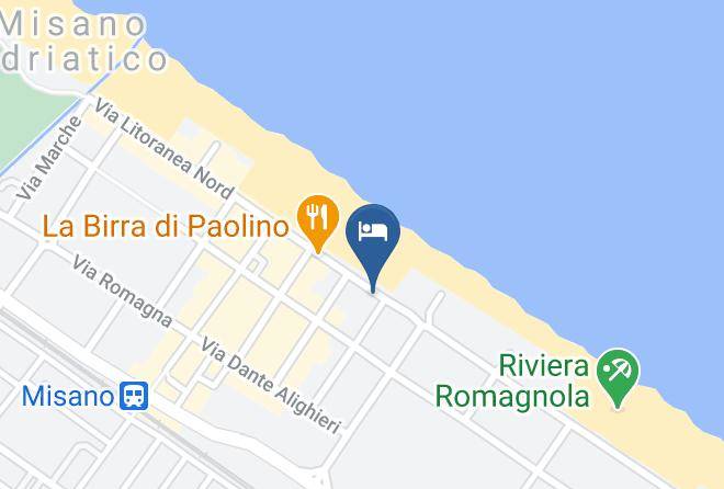 Rimini - Hotel Belvedere Misano Maps