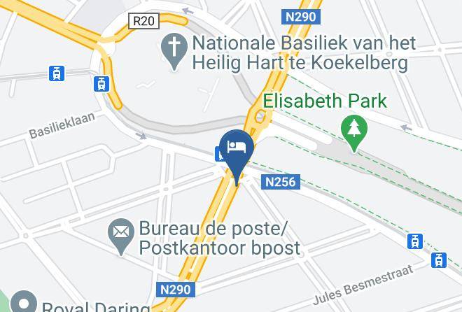 Koekelberg - Hotel Belvedere Bruxelles Maps