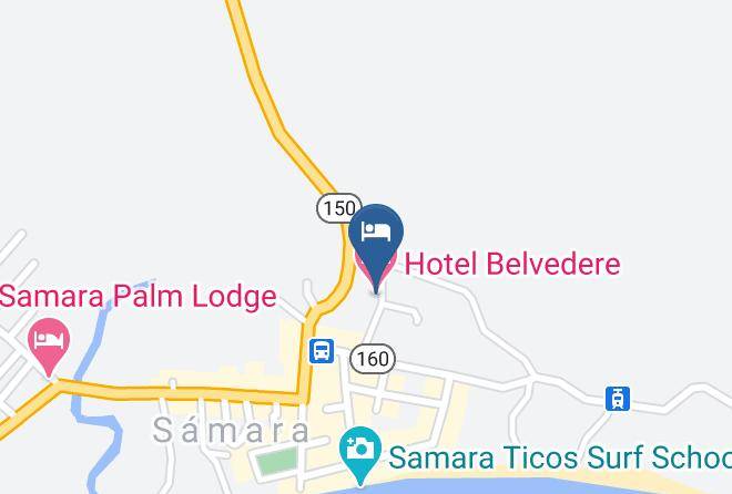 Nicoya - Hotel Belvedere Maps
