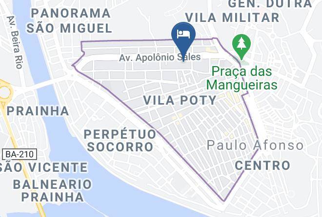 Paulo Afonso - Hotel Belvedere Maps