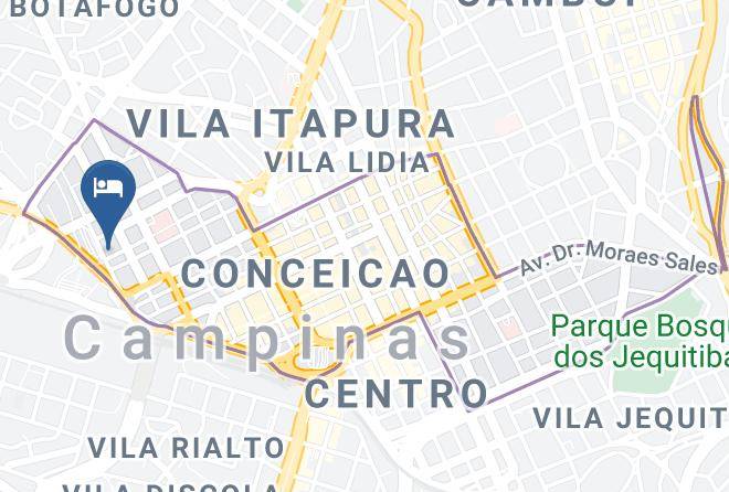 Campinas - Hotel Bem Estar Maps