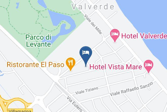 Forli - Hotel Ben Hur Maps