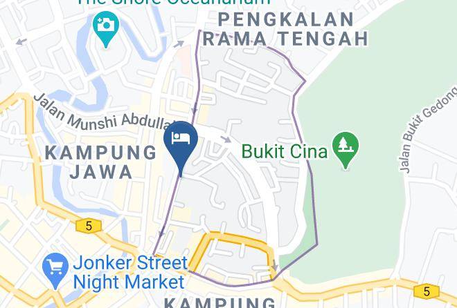 Melaka Tengah - Hotel Bendahara Malacca City Maps