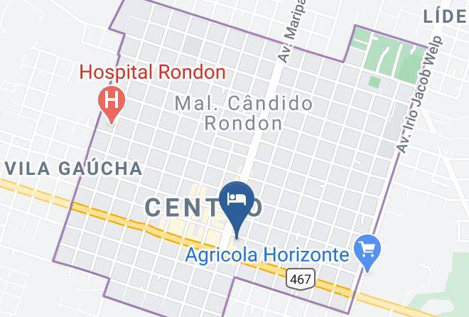 Marechal Candido Rondon - Hotel Bender Maps