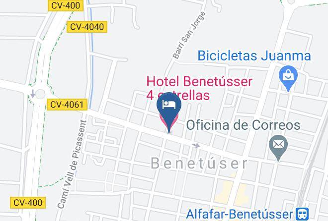 Valencia - Hotel Benetusser Maps