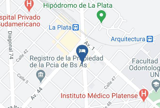 La Plata - Hotel Benevento Maps