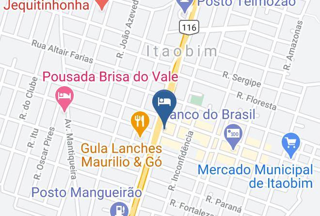 Itaobim - Hotel Benfica Maps