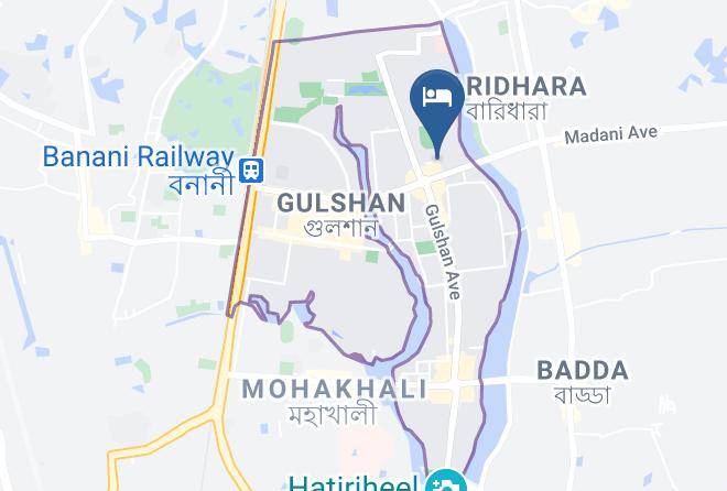 Dhaka - Hotel Bengal Blueberry Maps