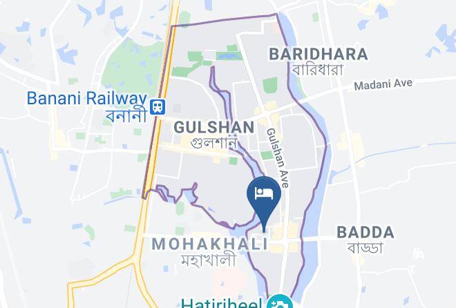 Dhaka - Hotel Bengal Canary Park Maps