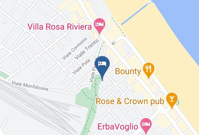 Rimini - Hotel Bengasi Maps