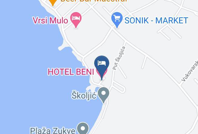 Vrsi - Hotel Beni Maps