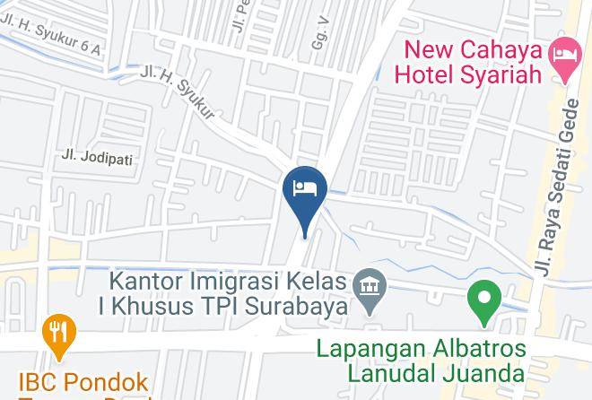 Sidoarjo Regency - Hotel Benteng Portugis Maps
