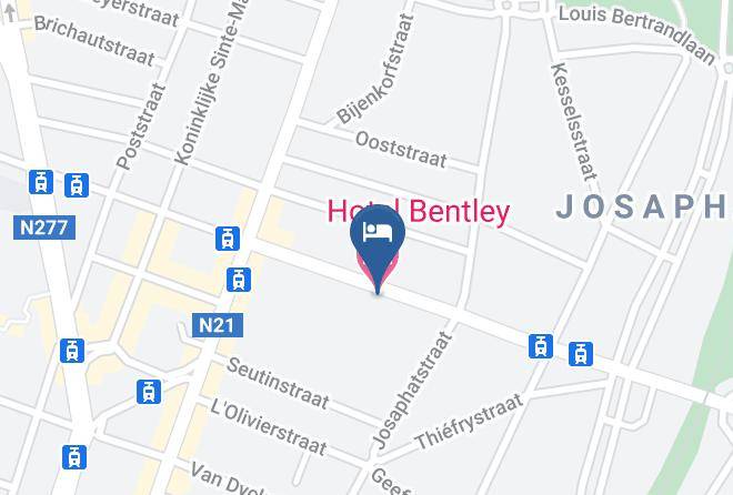 Schaerbeek - Hotel Bentley Maps