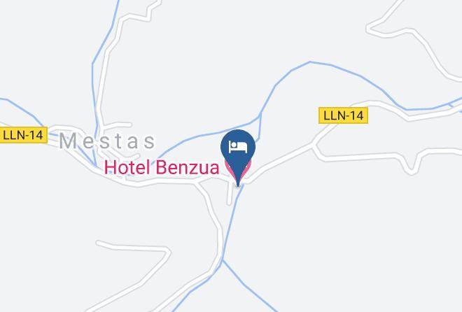 Asturias - Hotel Benzua Maps