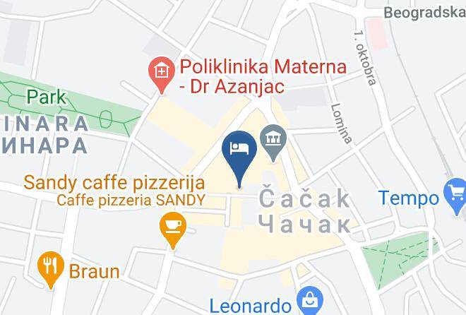 Moravicki Okrug - Hotel Beograd Maps