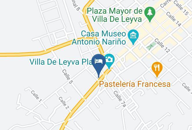 Villa De Leyva - Hotel Beraka Resort Maps