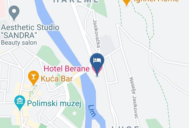 Berane - Hotel Berane Maps