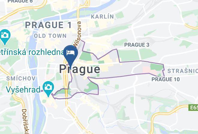 Prague - Hotel Beranek Maps