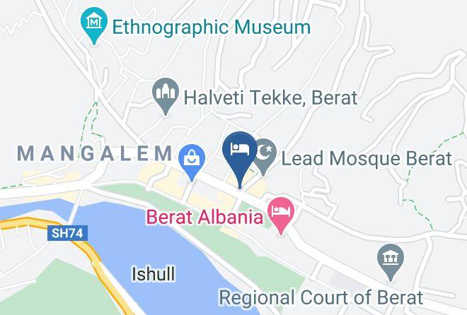 Hotel Berati Map