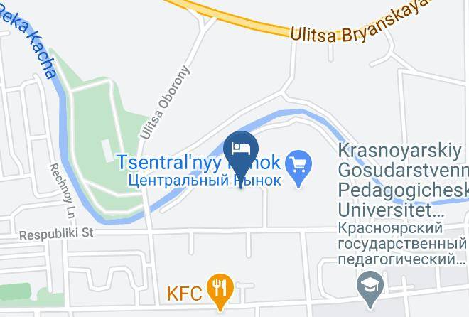 Krasnoyarsk - Hotel Berega Maps