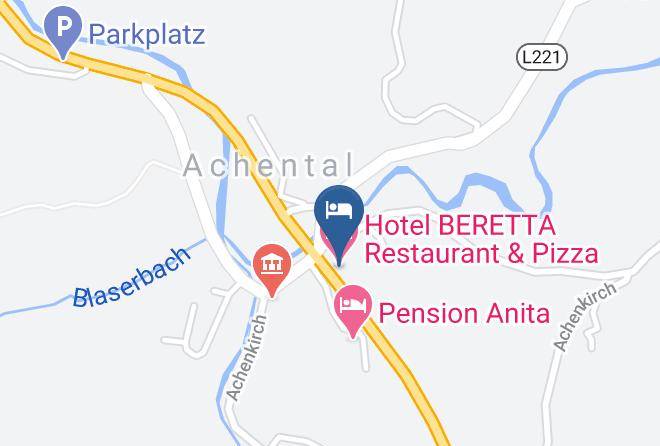Schwaz - Hotel Beretta Restaurant & Pizza Maps