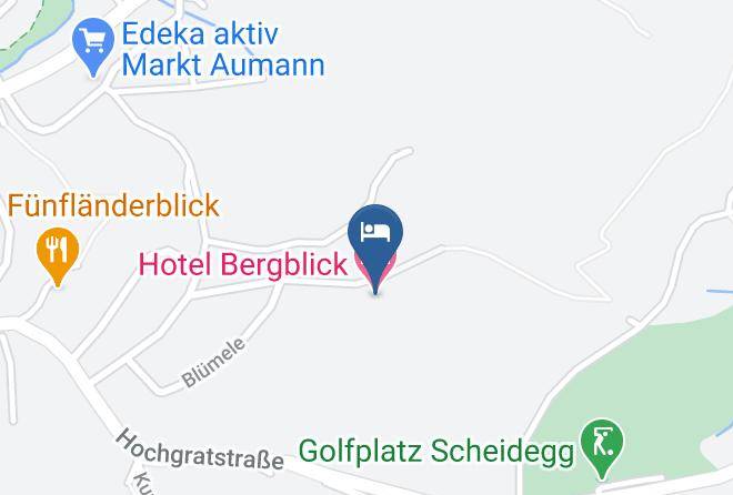 Hotel Bergblick Map