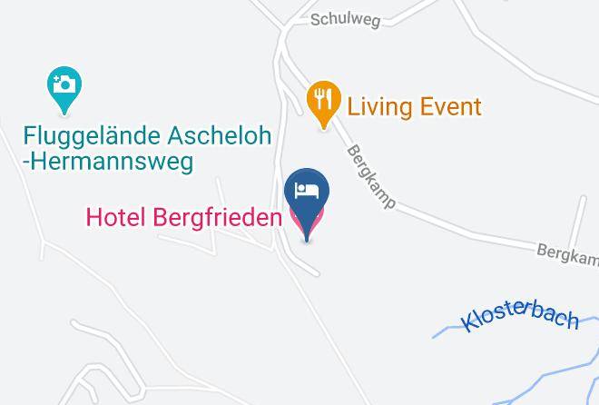Hotel Bergfrieden Map