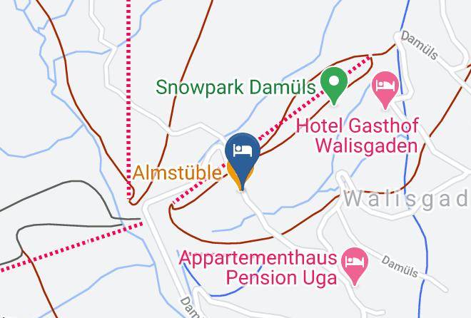 Hotel Bergfrieden Restaurant Almstuble Map