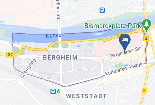 Heidelberg - Hotel Bergheim41 Maps