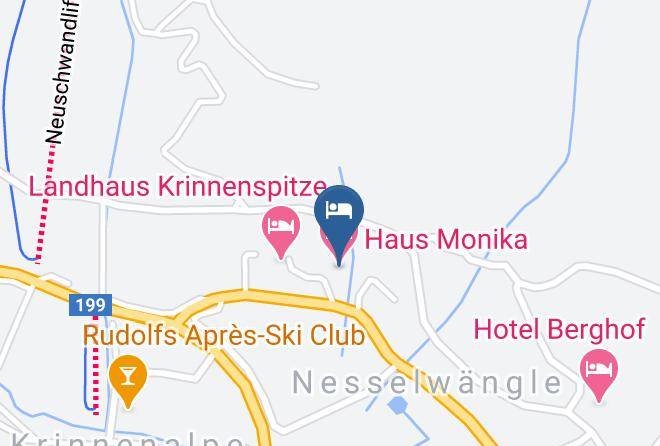Reutte - Haus Monika Maps