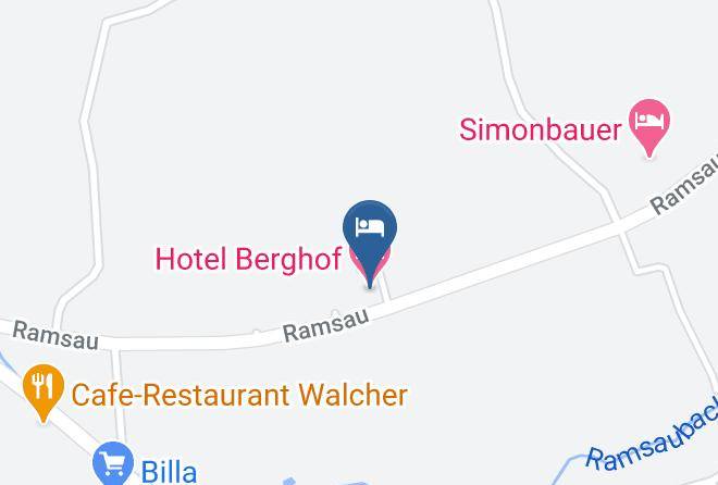 Hotel Berghof Map