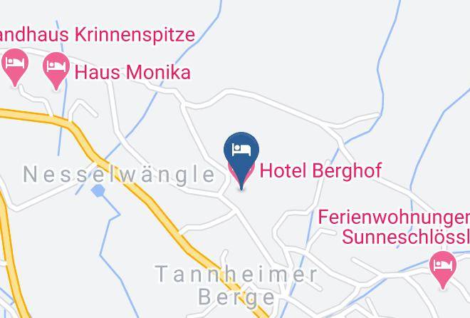 Reutte - Hotel Berghof Maps