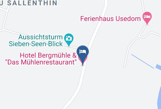 Vorpommern Greifswald - Hotel Bergmuhle & Das Muhlenrestaurant Maps