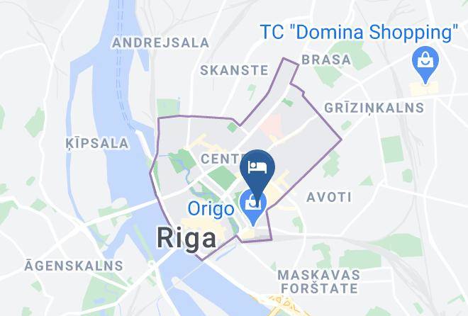 Riga - Hotel Bergs Maps