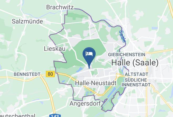 Halle - Hotel Bergschanke Maps