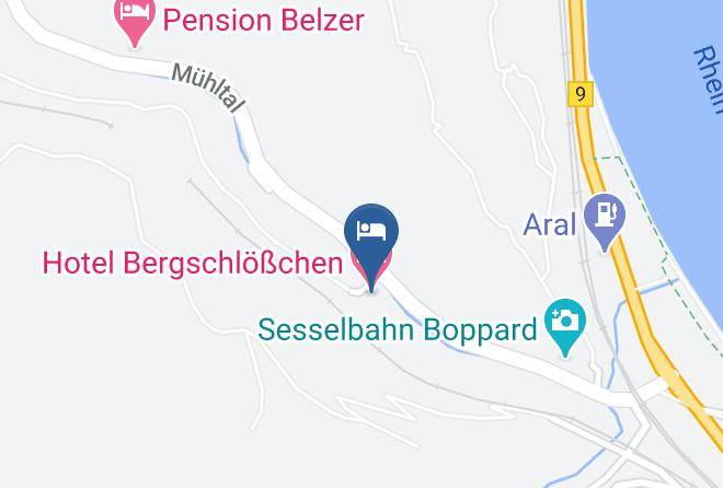 Rhein Hunsruck Kreis - Hotel Bergschloschen Maps
