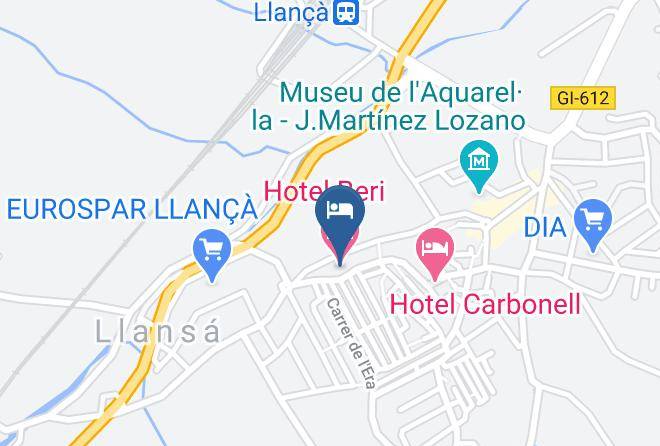 Girona - Hotel Beri Maps