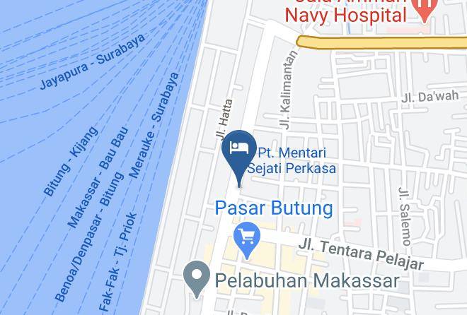 Makassar - Hotel Beril Nur Maps