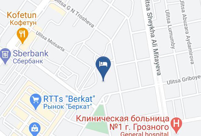 Groznyy - Hotel Berkat Maps