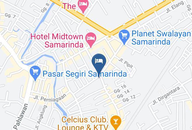 Samarinda - Hotel Berkat Tenang Maps