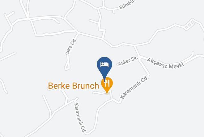 Antalya - Hotel Berke Ranch And Nature Maps