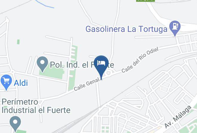 Malaga - Hotel Berlanga Maps