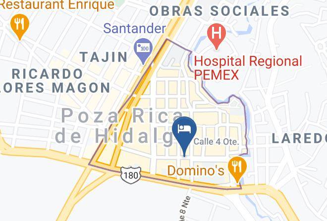 Poza Rica De Hidalgo - Hotel Berlim Maps