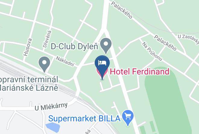 Rehabilitacni Pobyt Hotel Ferdinand Marianske Lazne Map