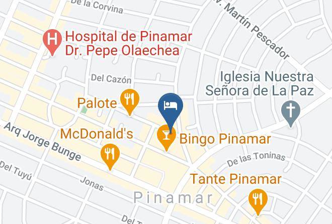 Pinamar - Hotel Berlin Pinamar Maps