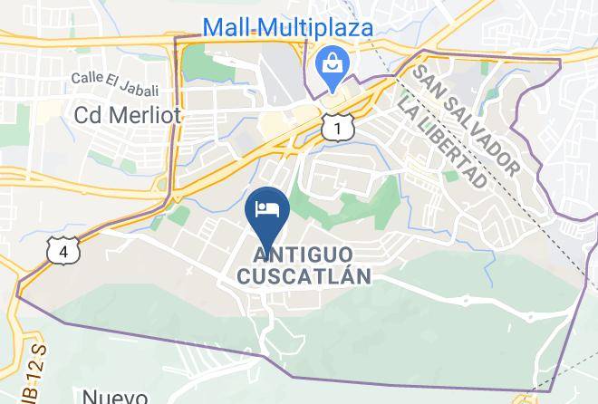 Antiguo Cuscatlan - Hotel Berlin Maps