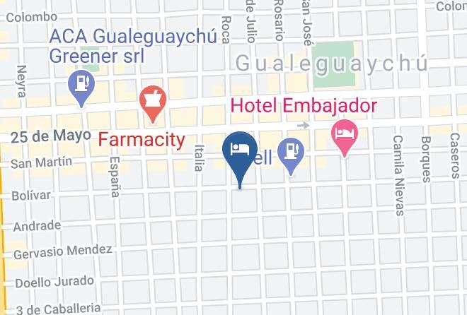 Gualeguaychu - Hotel Berlin Maps