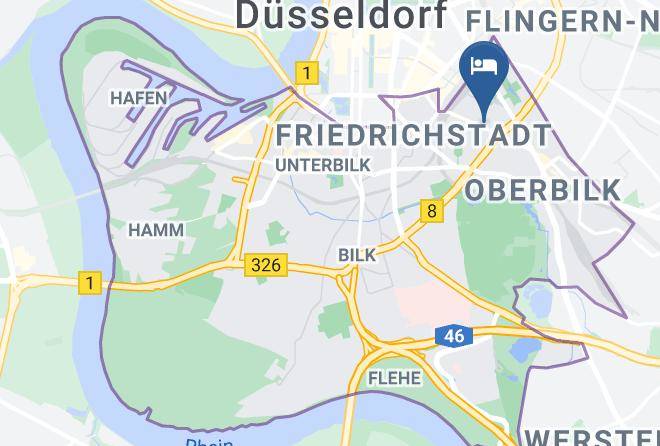 Dusseldorf - Hotel Berliner Hof Maps